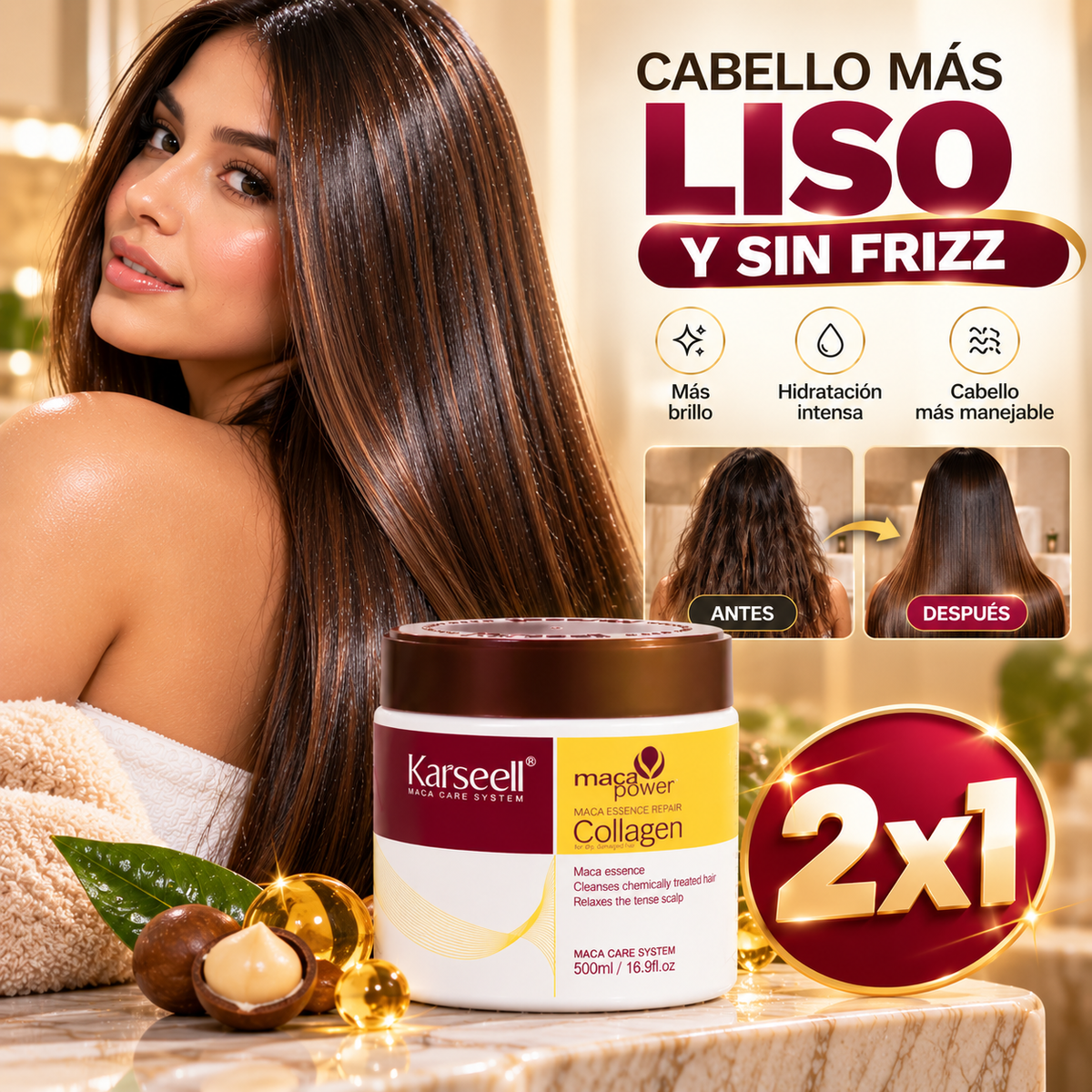Karseell Anti Friz Y Alisamiento
