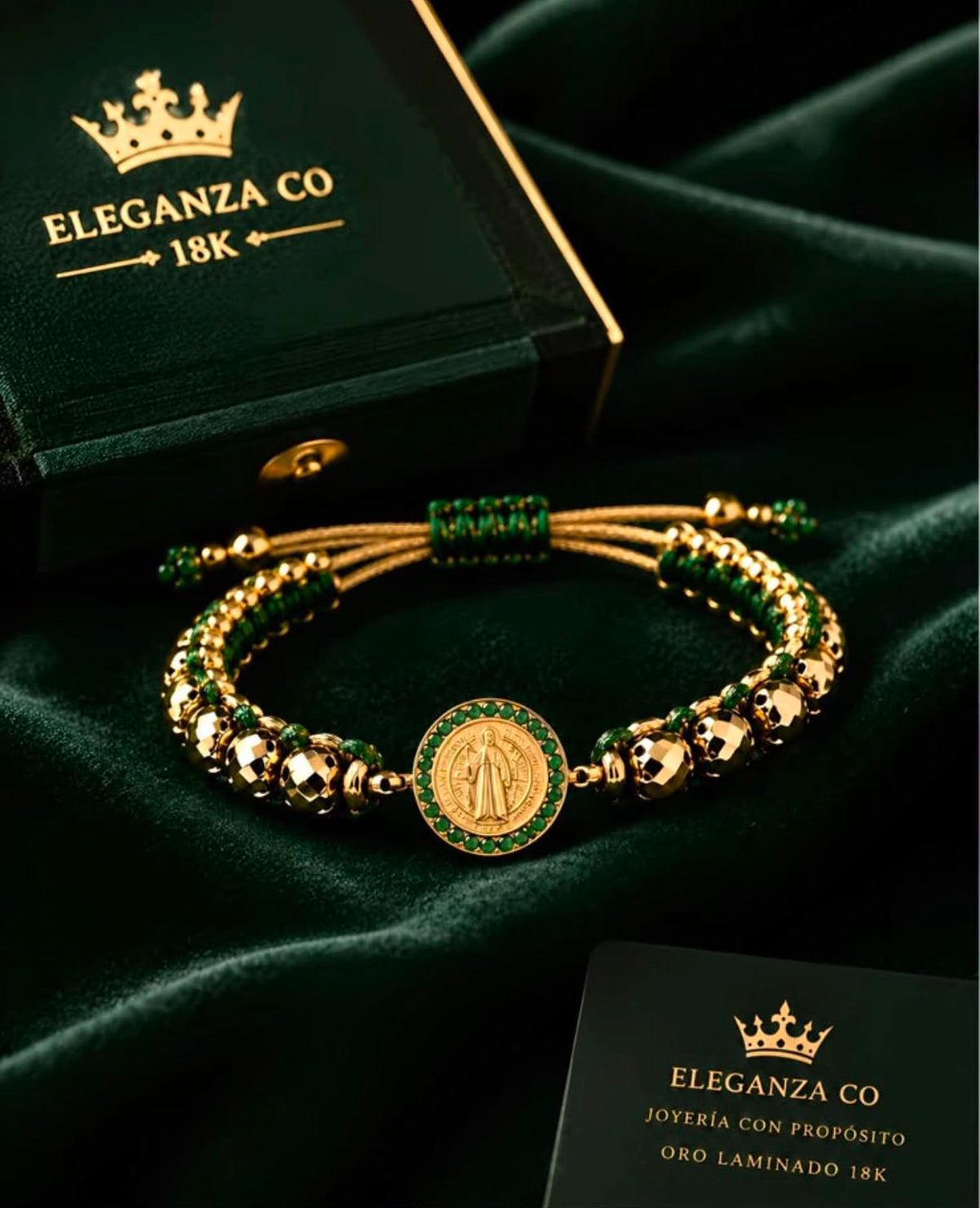 PULSERA SAN BENITO 18K.